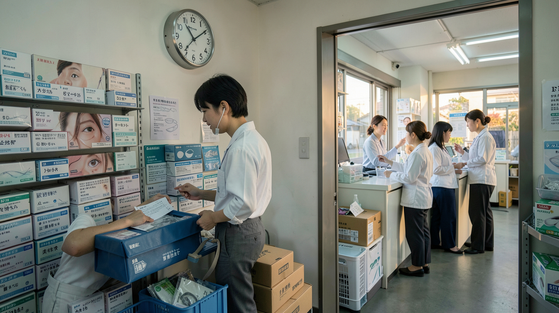コンタクトレンズ通販の即日出荷競争、在庫と安全管理が選ばれる店を決めるのニュース解説イメージ
